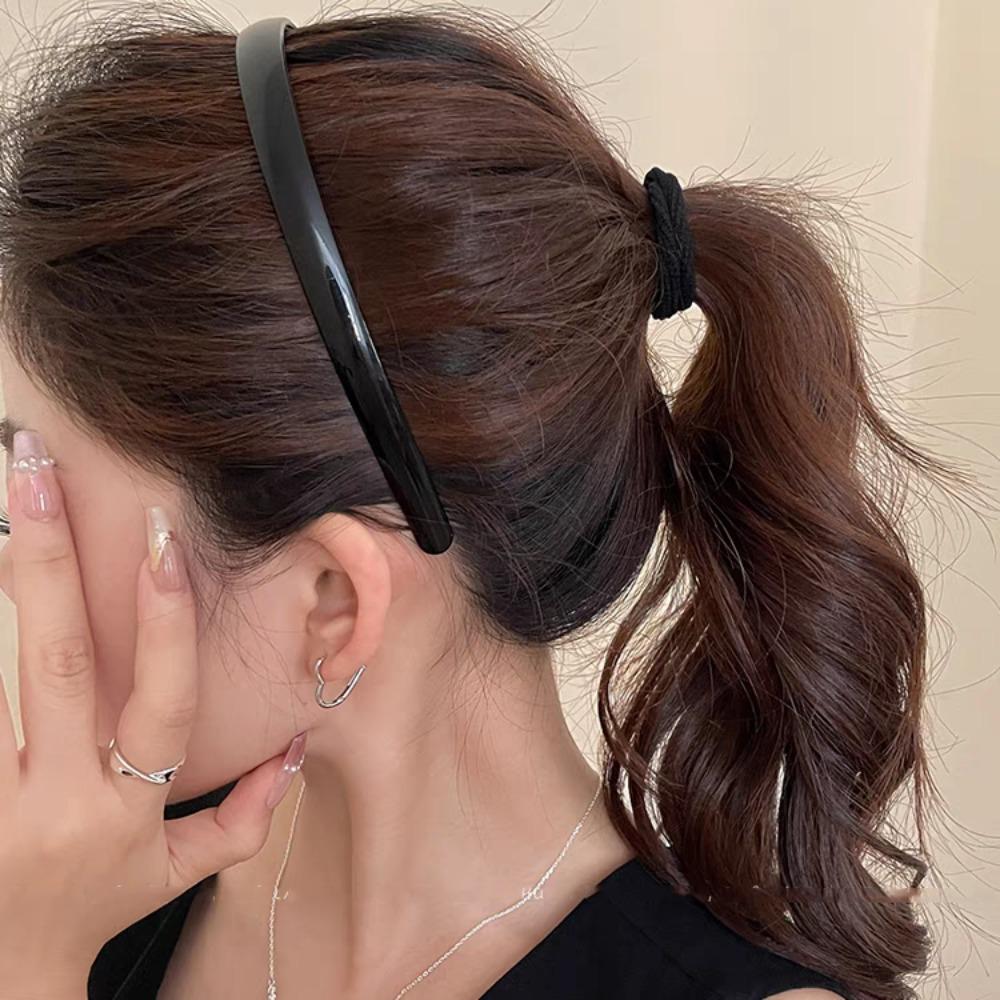 2pc Cute Korean Colorful Solid Hairband Women Headband Girls Hoop for Daily Holiday Party Headwear Washface Hair Accessories