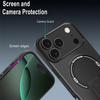 Coque de Protection - BOOLING - pour iPhone 17 Pro - Silicone avec Cercle Magnétique - Noir - 2 Vitres