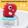 304 Stainless Steel Dinosaur Snack Box with Lid Dip Container