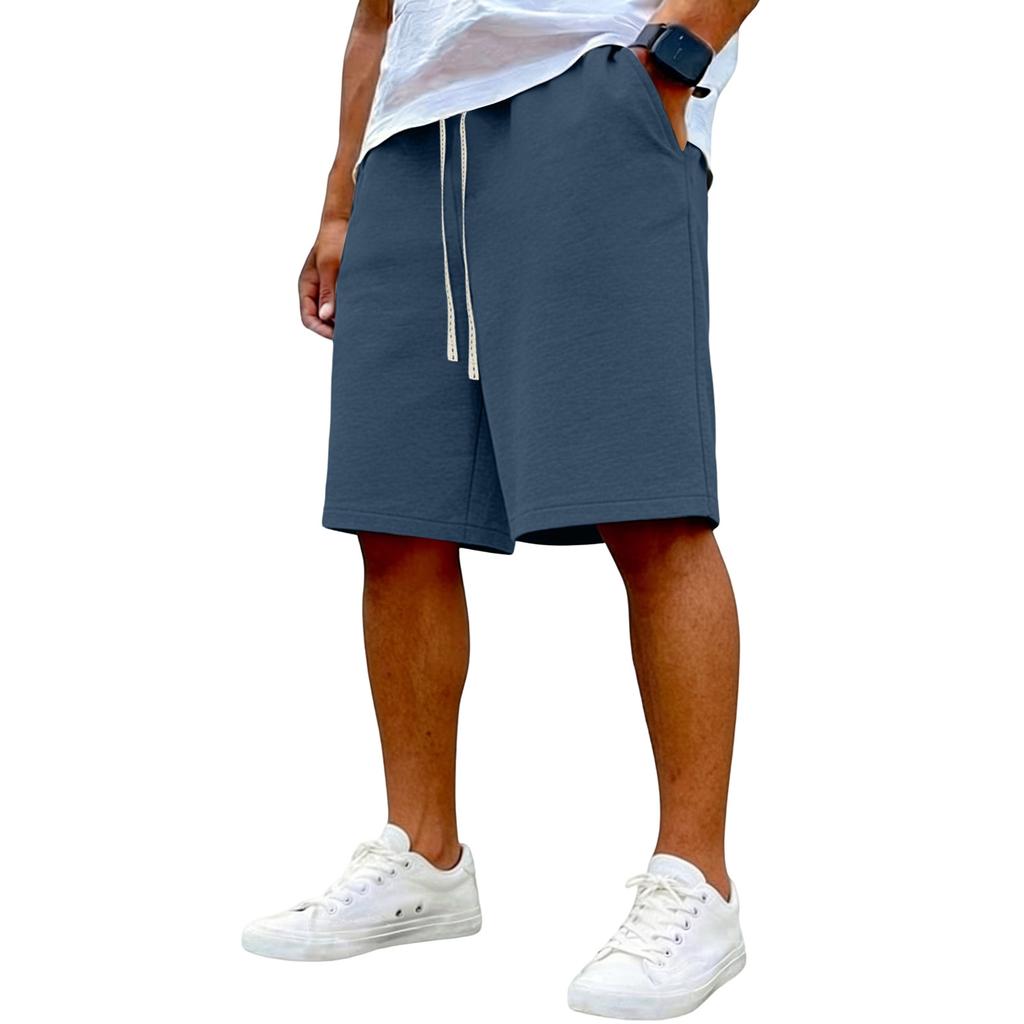 Men's Summer Drawstring Casual Shorts Men's Fashion Sports Shorts