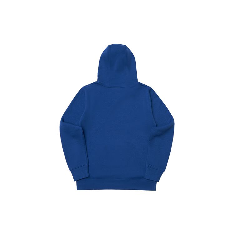 Nike X MLB Collaboration Hoodie Los Angeles Dodgers Letter Logo Print Crew Neck Long Sleeve Kids Hoodies Dark-Blue 3Z3B7SBF8-LAD