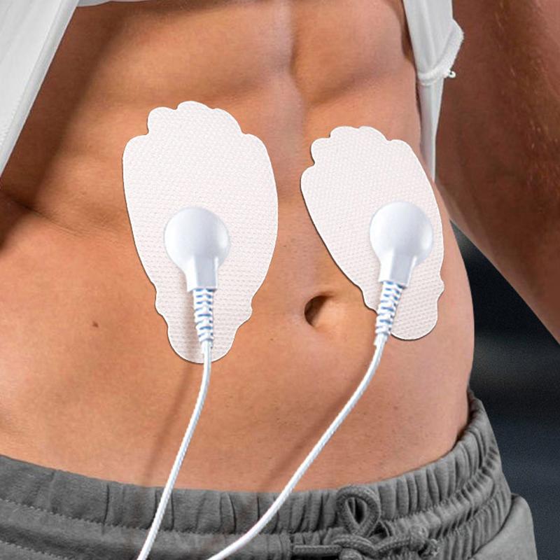 2Pcs Electrostimulation Electrode Patch Self Adhesive Pulse Gel Sticker Ems Muscle Stimulator Acupuncture Massager Replacement