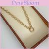 Stainless Steel Snake Chain Necklace With Gemstone Pendant For Women