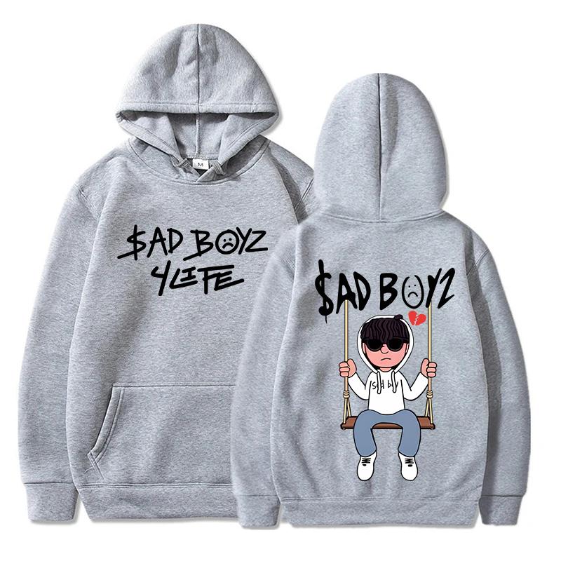 Men's Hoodies Men's Fall Winter Loose Casual Clothing Fashion Long Sleeve Hooded Pullover Sports Hoodie Running Sportswear