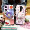 Simplicity Skin feel silicone Phone Case For VIVO V50 Lite 5G Global TPU Waterproof Rotatable stand Anti-knock cute
