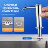 Dishwashing Liquid Dispenser, Soap Dispenser, Kitchen Sink, Sink, Dishwashing Liquid Bottle Presser, Extension Tube Magic Tool