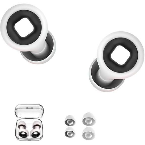 Moto Earplugs for Motorcycles, Motorcycle Ear Plugs Wind, Earplugs for Sleeping Noise Cancelling, Reusable Silicone Ear Plugs, Reduce Wind Noise Ear