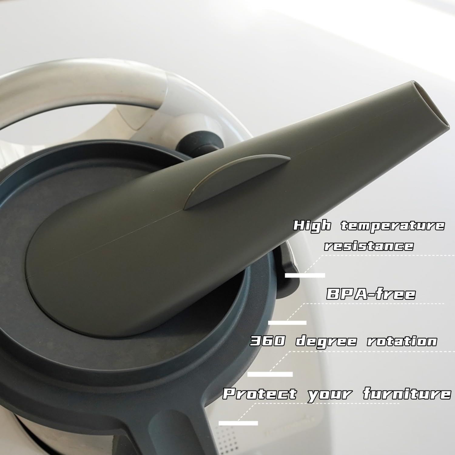 Steam Diverter Steam Diversion Steam Steering Attachment Compatible with Thermomix TM5/TM6 Compatible with Thermomix Accessories