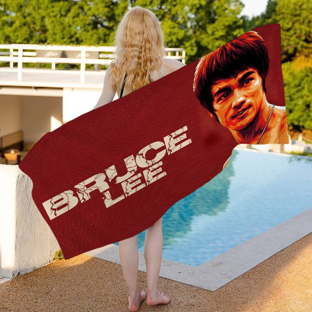 B-Bruces L-Lee Badhanddoek Microvezel Zacht Waterabsorberend Ademend Voor Meisjes Kinderen Decoratief Cartoon Strandlaken