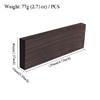 2/4pcs Blackwood Block Ebony Lumber Crafts for Guitar Wood Material DIY Blank Crafts Cutlery Handle Timber Hobby Tool Ebony Lumb