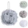 4 Pack Mesh Pouf Bath Sponge - Mesh Loofah Body Exfoliating Shower Ball Shower Sponge