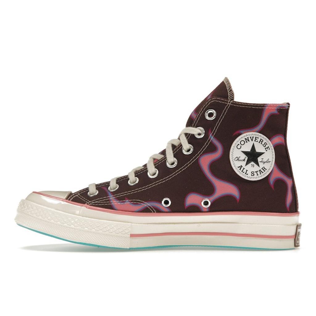 Converse Golf Le Fleur X Chuck 70 High Paprika Flame Unisex Sneakers Brown Egret Salmon-Rose A08646C