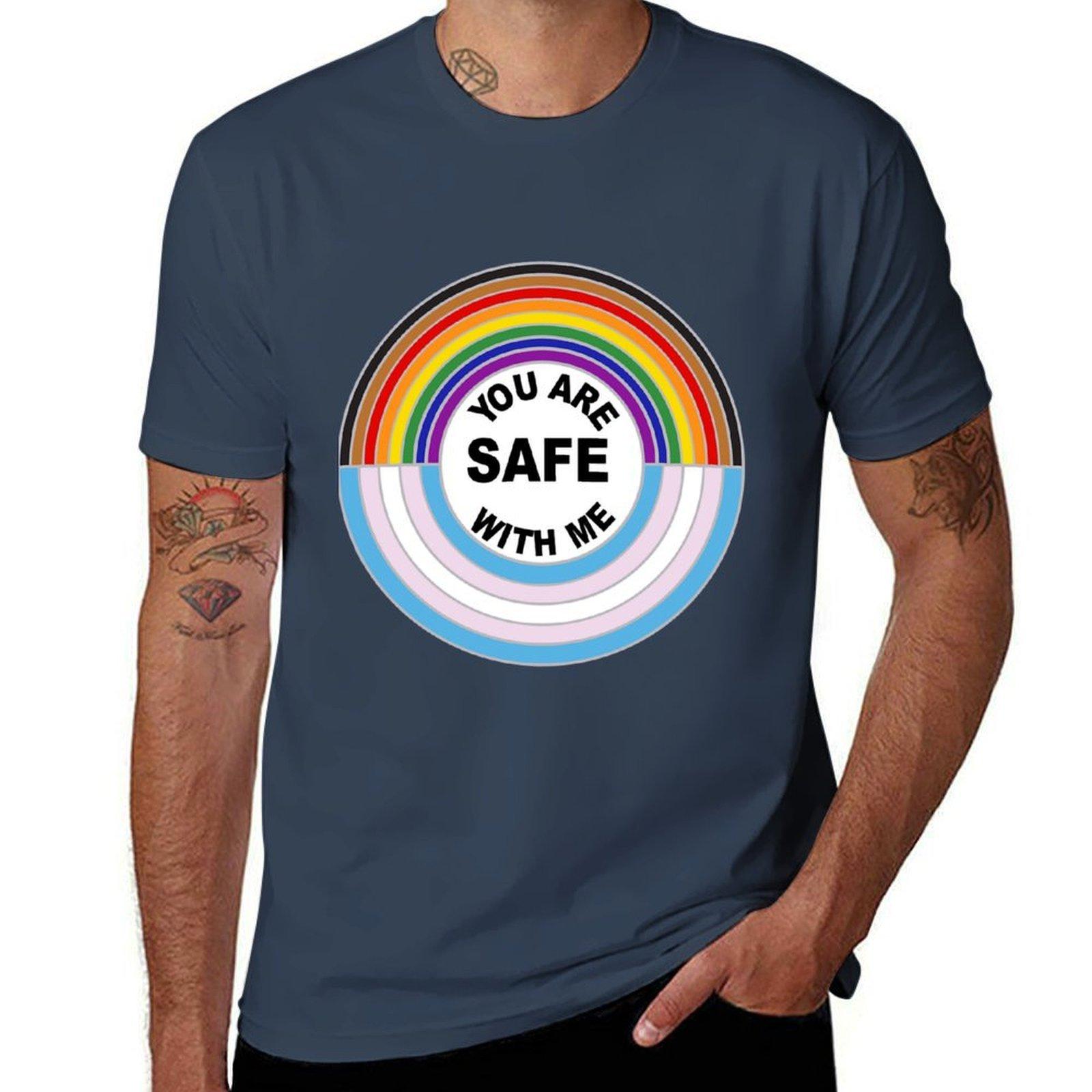 You Are Safe With Me Tshirt Tough Fabric Work Tee S