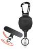 1 Set Smartphone Safety Lanyard Strap Retractable Phone Holder With Carabiner Anti-Drop Harness For Hiking Cycling Climbing