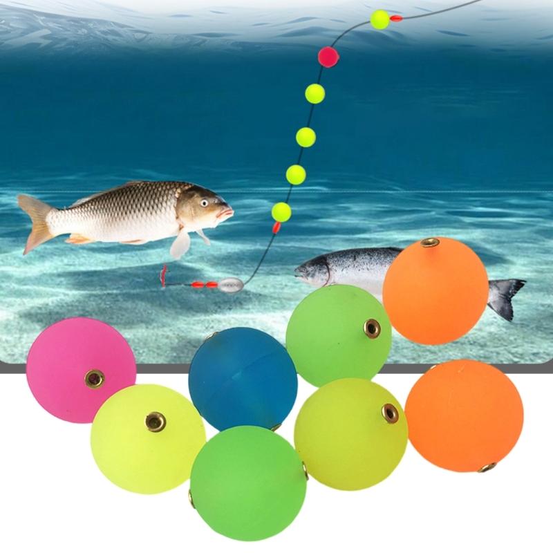 Fischereiköder Schwimmer Kugeln Harter Fischereiköder Schwimmkugeln Outdoor Schwimmendes Angelzubehör für Salzwasser Süßwasser