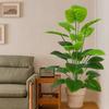 A Top Quality 115cm Giant Artificial Plants Tree Realistic Full Lush Greenery Indoor Outdoor All-Season Decor for Home Office