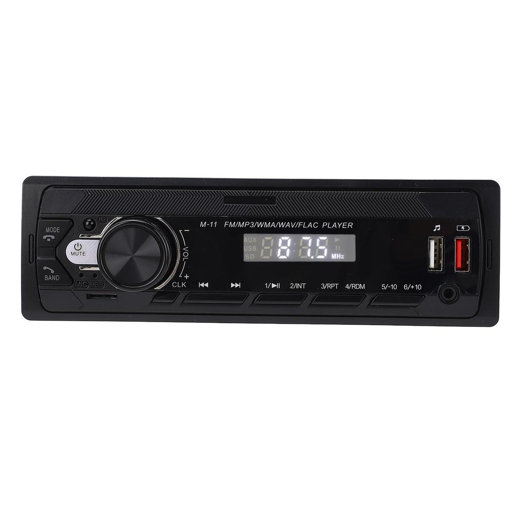 Car Stereo Receiver Kit Single Din Multimedia Digital Audio AM In Dash MP3 Player USB 12V