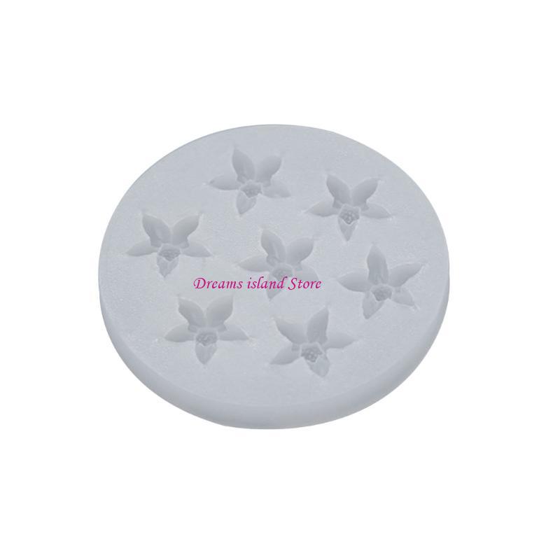 Small Flower Fondant Silicones Molds Cake Decoration DIY Baking Tool Epoxy Resins Chocolate Mould Soap Candy Molds HX6C