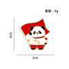 National Day Enamel Oil Dropped Alloy Panda Brooch Patriotic Theme Badge for Student Bags Pencil Case Clothing Decoration