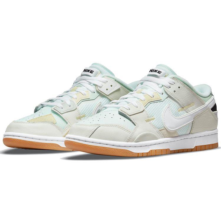 Nike Dunk Low Scrap Sea Glass Pánské tenisky Zelená Plachetnicová Bílá DB0500-100