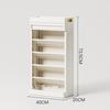 GOWKE 5-Tier Multifunctional Side Storage Shelf