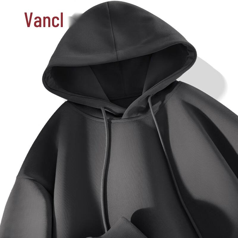VANCL Men's Loose Fit Heavyweight Hooded Sweatshirt