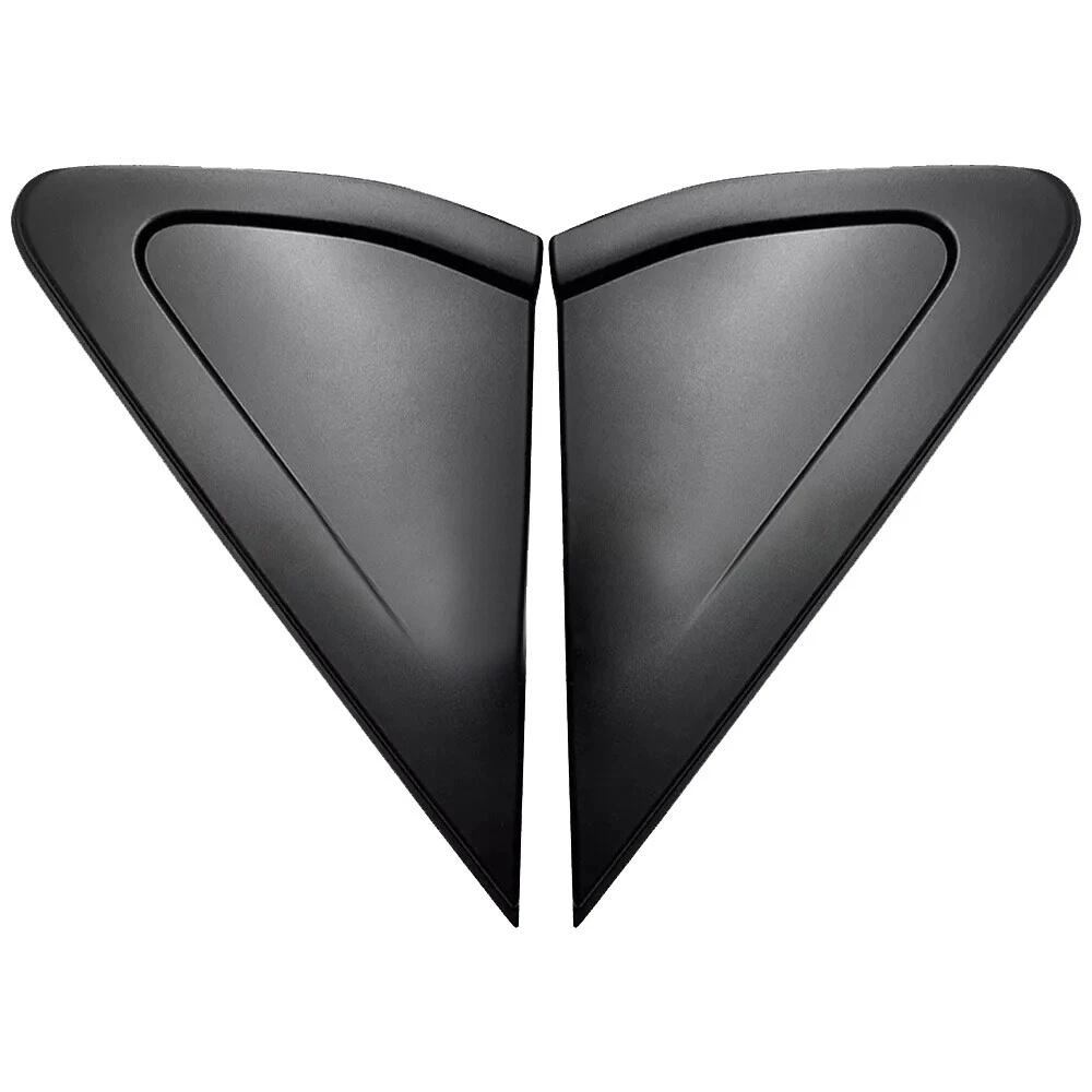 2Pcs Fender Mirror Molding Triangle Trim Corner Cover For Nissan Versa 2020-2021