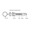 GDC Dental Syringe Aspirating With Ring (1.8ml) (SYRA1.8)