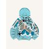 Mode Heren- en Dames Gothic Harajuku Skelet Skelet 3D Geprinte Hoodie voor Kinderen Trendy Hoodie Sweatshirt