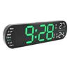 Digital Wall Clock with Remote Control Big LED Screen Display   8 Color Lights Digital Alarm Clock for Living Room Bedroom