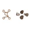 Metal Tighten Waist Brooches Buckle Pins Waist Clip Adjustable Snap Button For Pants Detachable Clothing Accessories