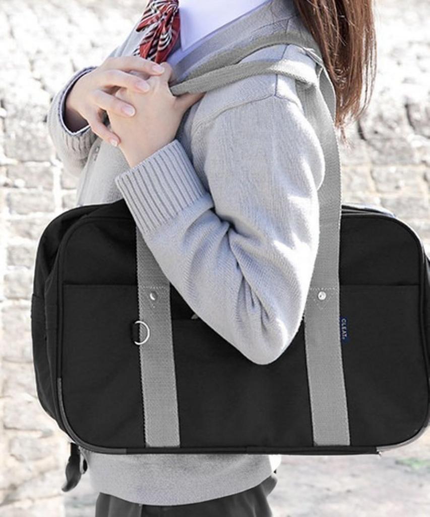 School Popular Among High School and Junior High School Boston Bag Key Holder Shoulder Bag, Girls. Style, Self-standing, Mini, Multi-functional