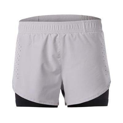 Lixada Women 2-in-1 Running Shorts Quick Drying Breathable Active Training Exercise Jogging Cycling
