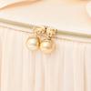Franc Franc Japan Chiffon Ribbon Vanity Pouch M Ivory