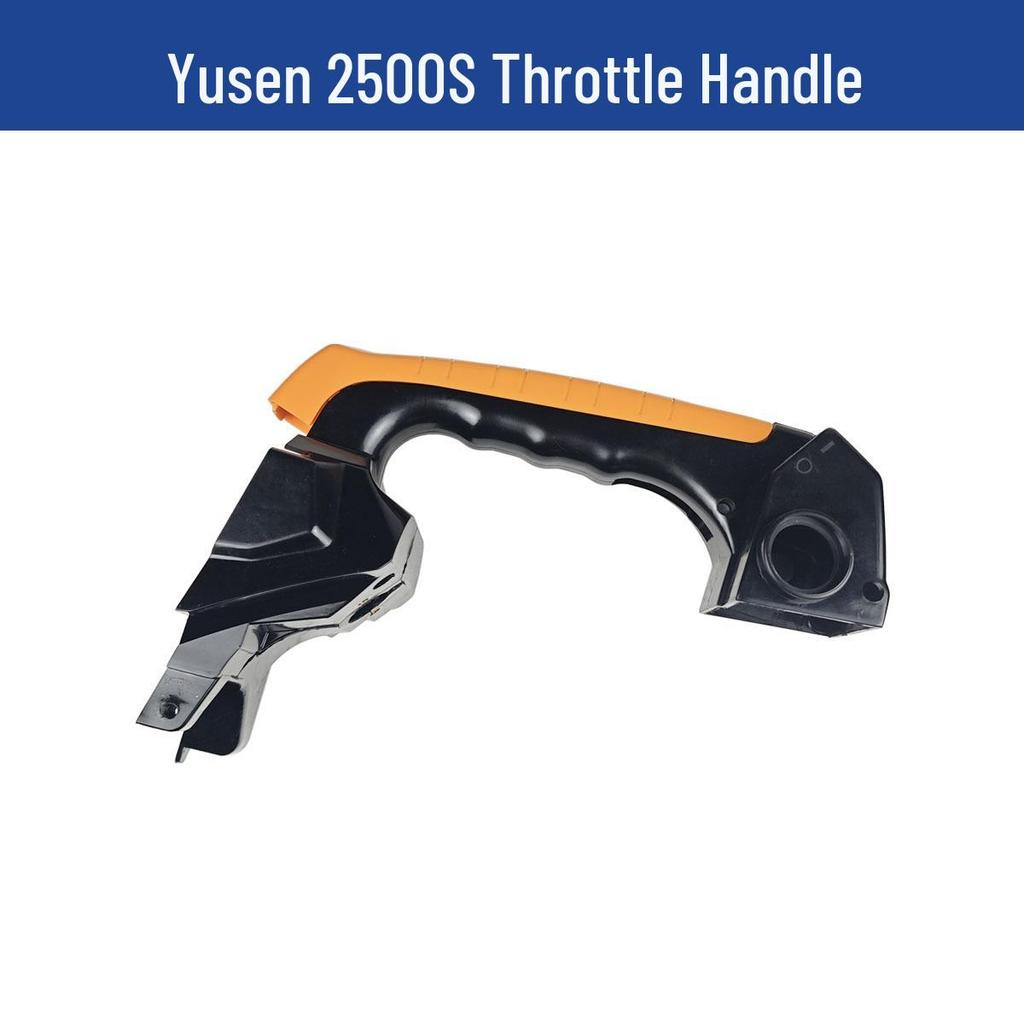 Yusen 2500S Chainsaw Parts: Cylinder, Brake, Pull Cord, Clutch, Air Filter, Carburetor.