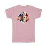Gift T-Shirt : Algeria French Flag Chest Algerian
