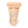 Wood Roman Column Corbels Carved Solid Wood Decorative Shelf Bracket for Fireplace Mantel Beam Support Home Wall Decoration