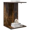 Side Table Smoked Oak 45 x 40 x 62.5 cm Engineered Wood