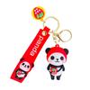Cute Fruit Panda Keychain Trendy Car Charm Or Backpack Decoration