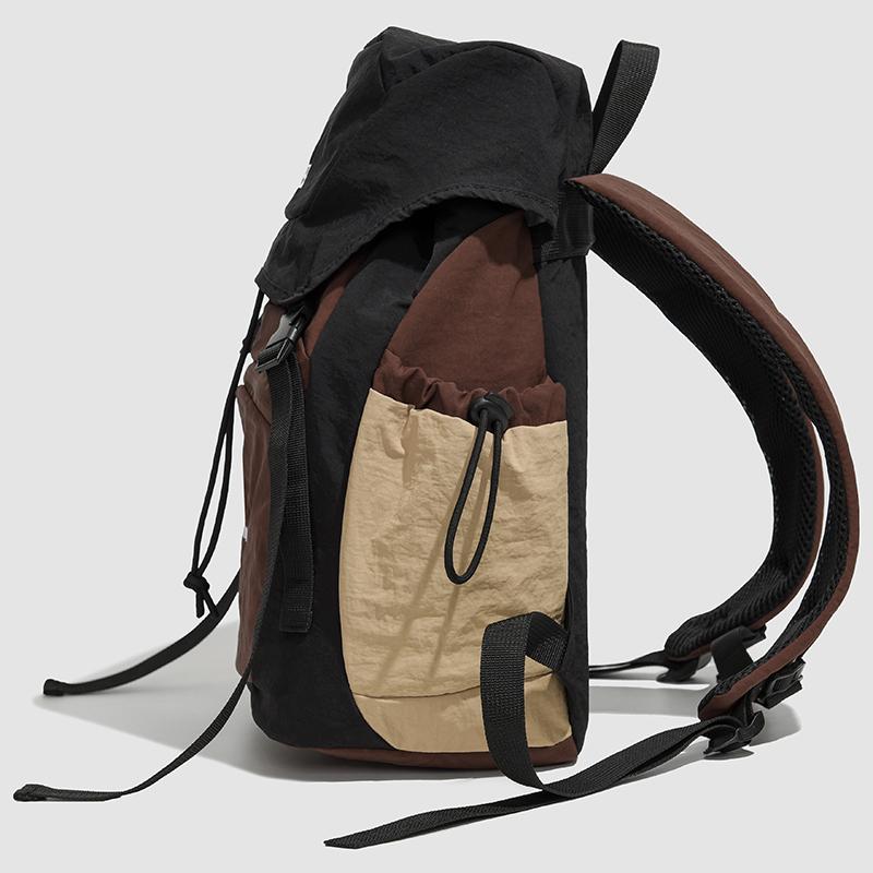 Student Schoolbag Lightweight Splicing Outdoor Sports Backpack Large Capacity Backpack