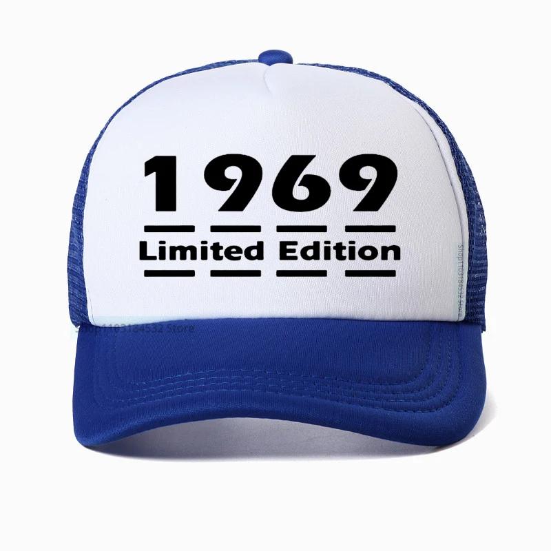 Unisex Limited Edition 1969 Unisexs Baseball Cap 13 Colours 50th Birthday gift Dad hat Summer Mesh Breathable Trucker hats Casquette