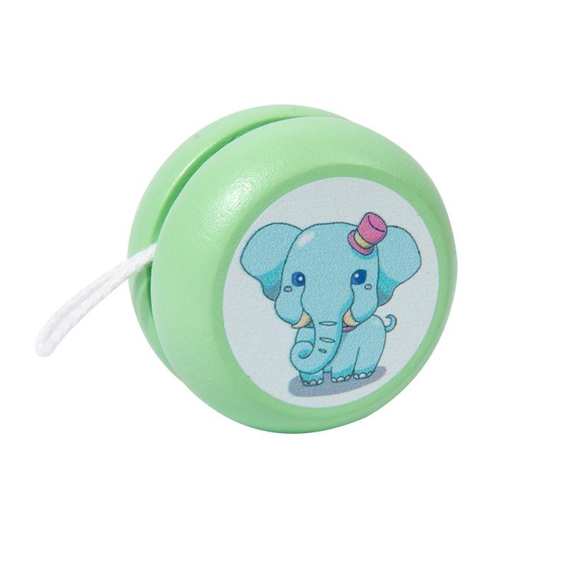 

Kitten yo-yo children s toys cartoon wooden yo-yo boy primary school students hands-on coordination stall toys