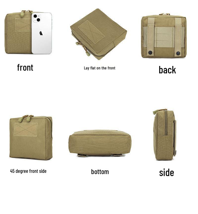 Tactical EDC Camouflage Multifunctional Waist Bag with MOLLE Storage