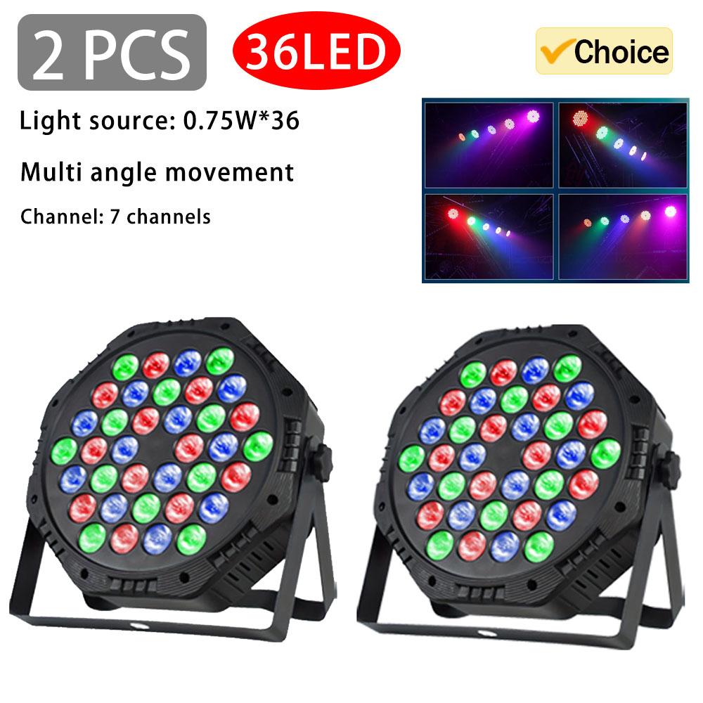 3w*60 Led Rgb 3 In 1 Par Light Dmx 512 Sound Control Dj Party Lights Wedding Disco Lights Ballroom Club Projection Stage Lamp