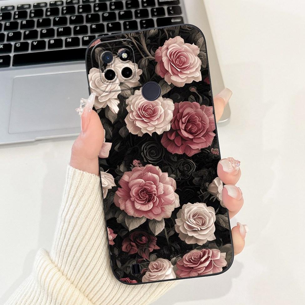 For Realme C21Y RMX3261 RMX3263 C25Y RMX3269 Cover For Realme C21Y Case Cute Cat Funny Cool Fashion Silicone Shockproof Bumper