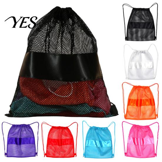 Transparent Swim Bag Mesh Sports Drawstring Backpack Bag, Breathable Gear Sack, Waterproof Equipment Carrier Quick Dry Net Beach for Swimming
