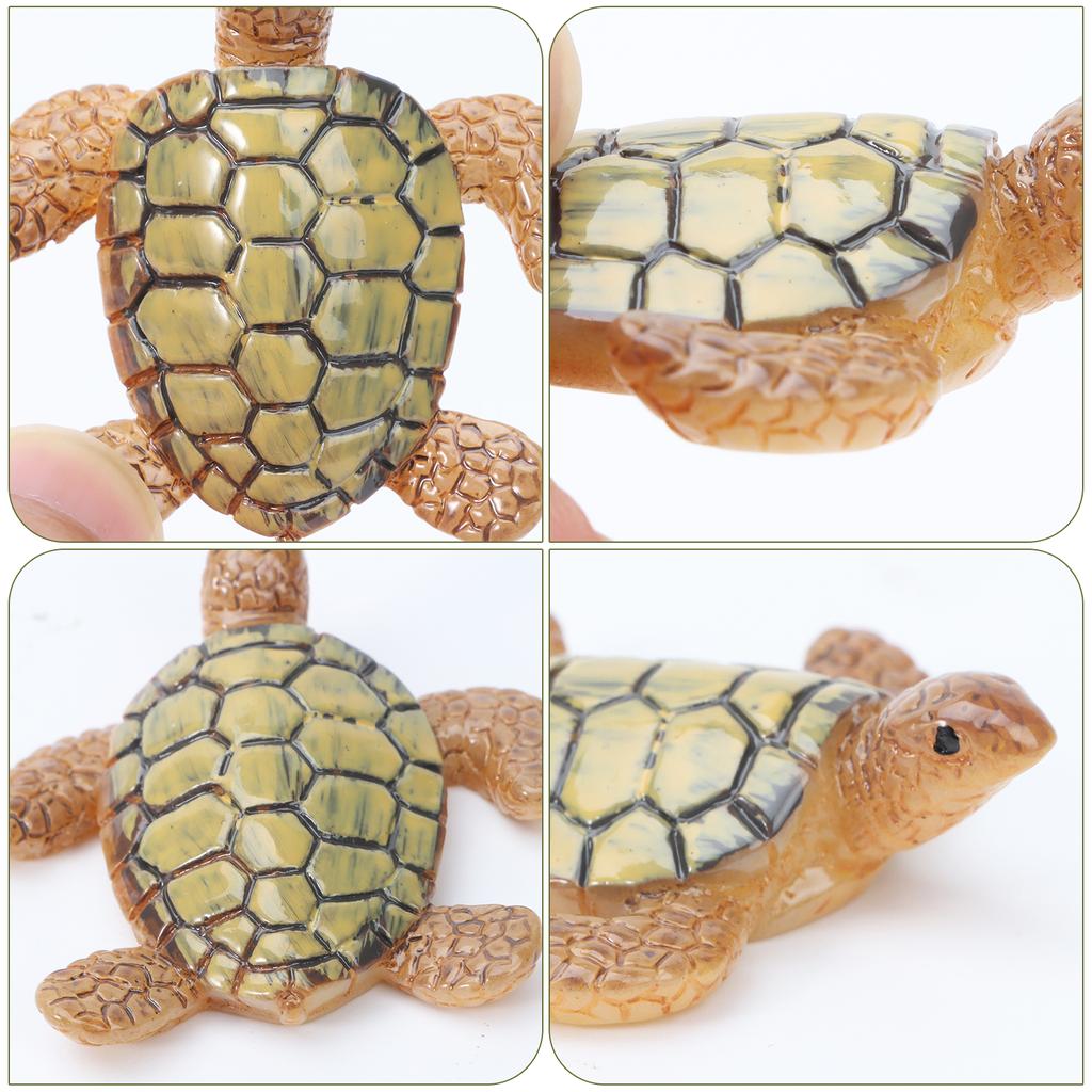 Sea Turtle Miniature Turtle Statue Resin Figurines Fairy Garden Accessories Ca