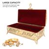 Soft Velvet Lining Trinket Storage Box Rectangular Treasure Storage Box  Office Decor