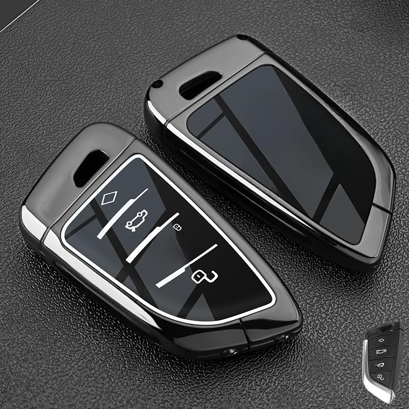 

zinc alloy Car Key Card Bag Holder Cover Shell Case for Tesla Model 3 Model Y Modely for BMW I3 I5 IX3 IX1 X5 X6 Accessories