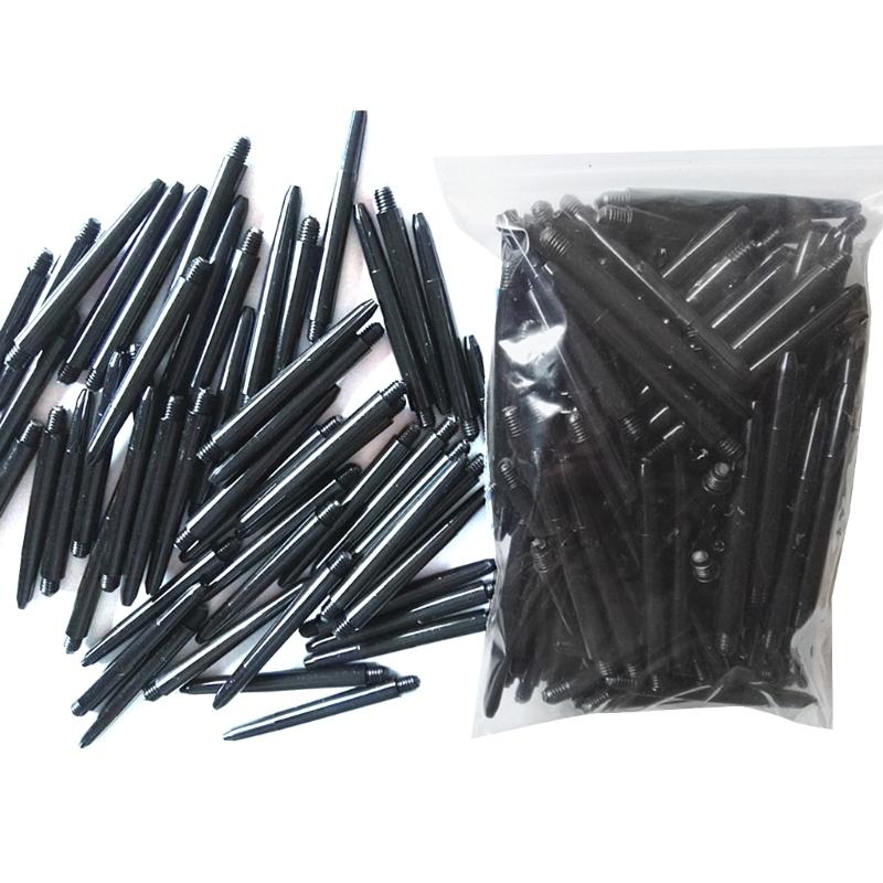 50Pcs/set Dart Shafts Short Dart Stem 2BA Screw Thread Dart Threaded Dart Poles Rod Standard Dart Part Replacements Set